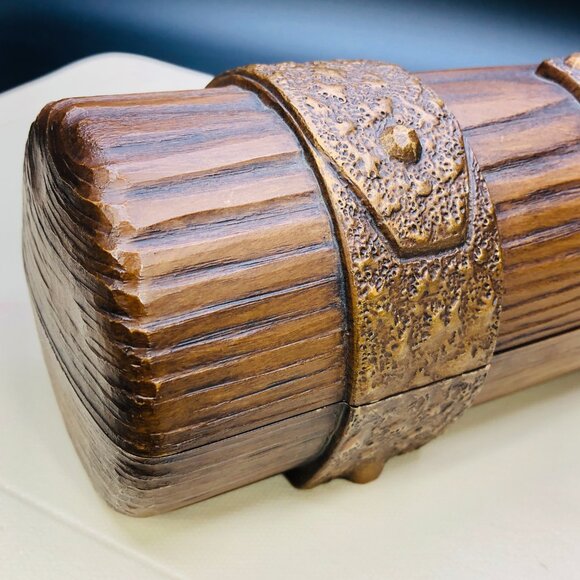 Vintage 70s AVON Excalibur Master Organizer Pirate Treasure Chest Jewelry Box - Picture 6 of 13